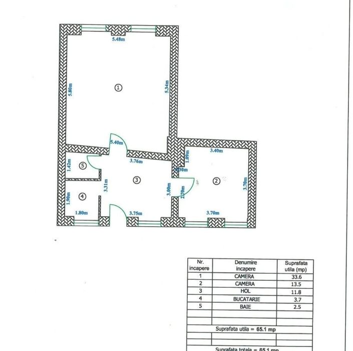 Apartament 3 camere etaj 1 zona Ultracentrala