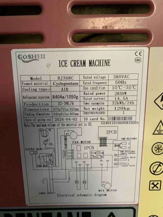 Морожное аппарат