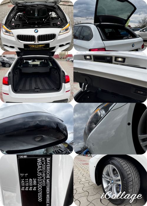 BMW F11 520D X-DRIVE M-PACHET ALB PERLAT AN 2014 IMPORT ITALIA Stare Tehnica Estetica Perfecta Full Dotari Garantie 12 Luni Rate Cash Buy back
