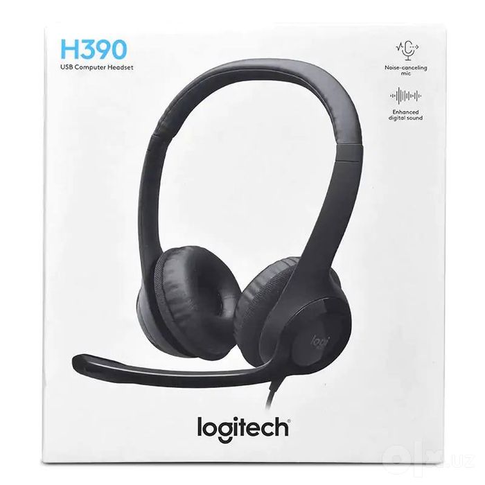 Logitech H390 / H340 / H111 Наушники с микрофоном USB и 3.5mm Оригинал