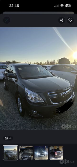 Chevrolet Cobalt sotiladi avtomat karobka
