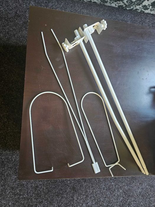 Baldachin cu suport, aparatori si lenjerie patut