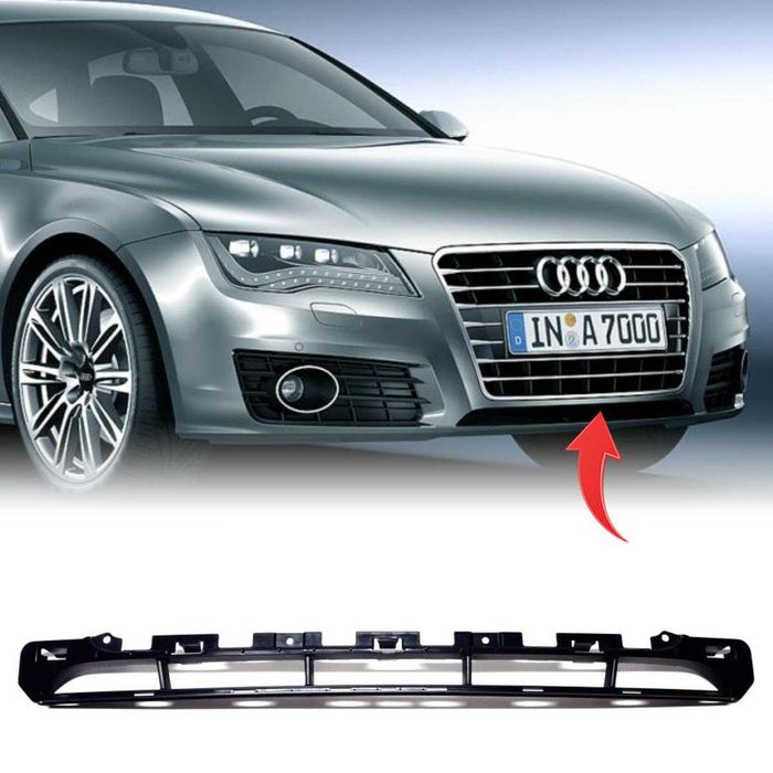 Grila centrala bara fata jos Audi A7 facelift 2015 S-line 4G8807683
