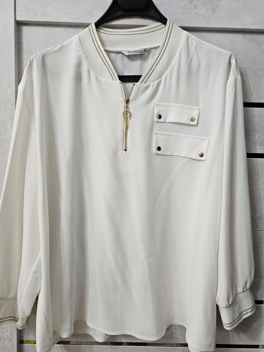 Новая белая блузка, 46(+6)