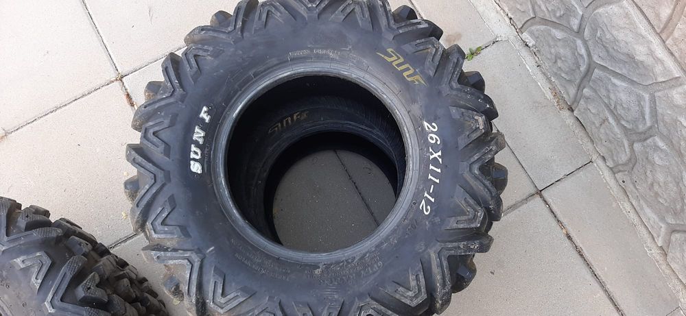 Vand 4 anvelope atv Sunf pe 12