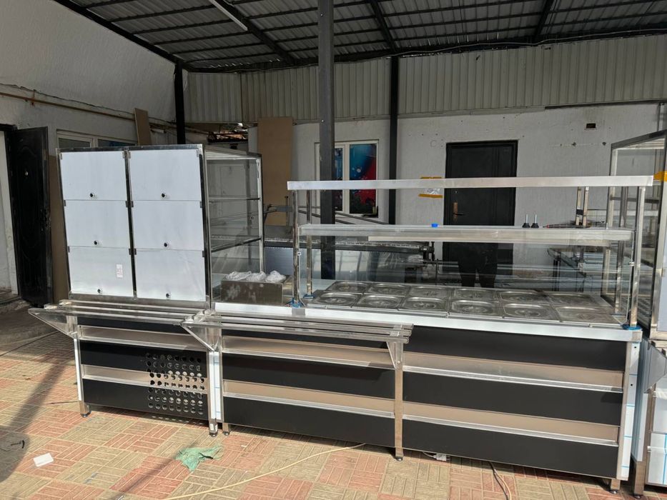 Линия раздачи мармит для первых/для вторых