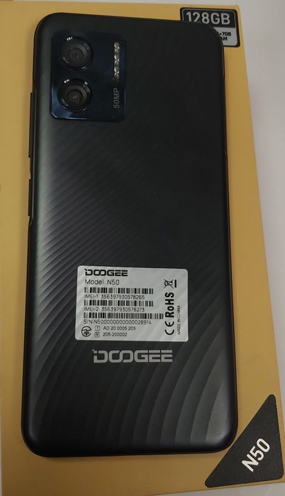 Смартфон DOOGEE N50 версия с 128GB памет.