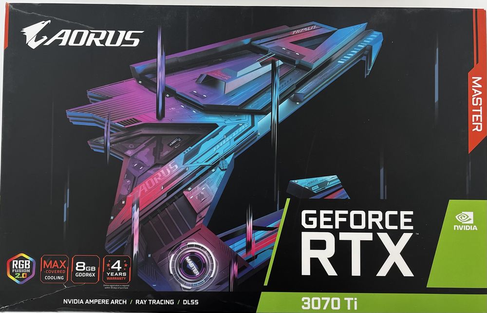 Placa video RTX 3070 Ti OC Aorus Master