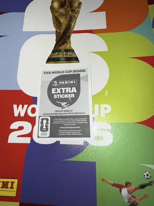 Mbappe екстра стикер силвър. Световно 2026