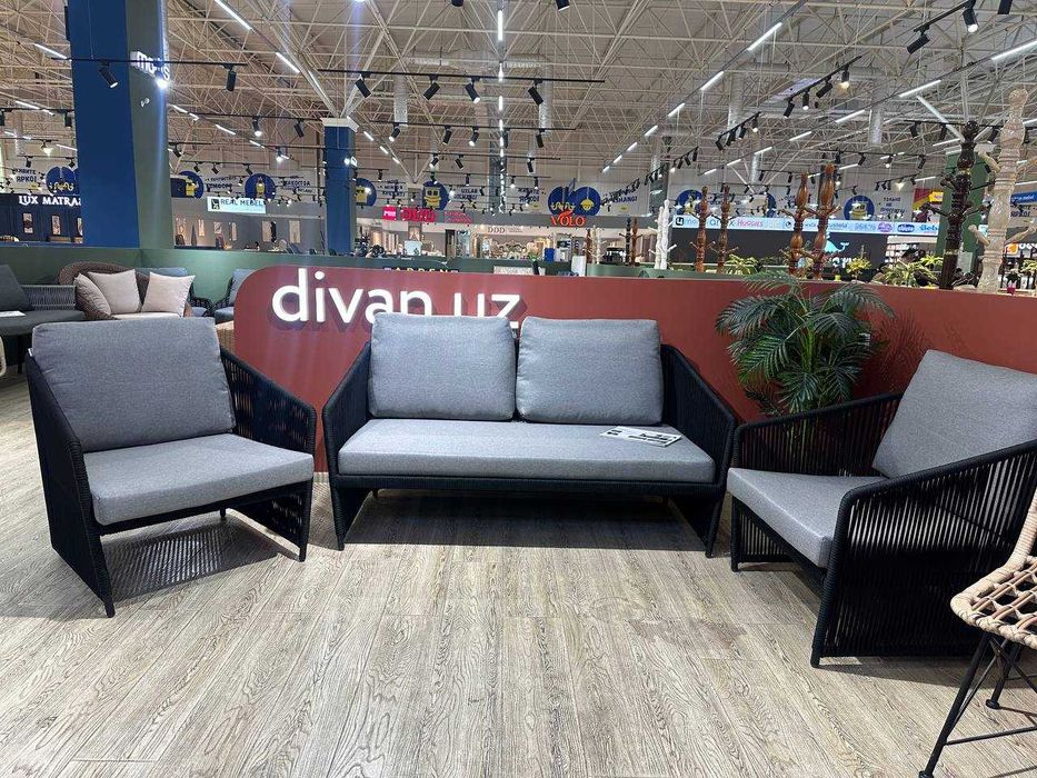 Садовая мебель для дома, ресторанов и кафе Диван и кресло Битта