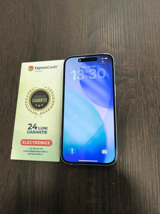iPhone 15 128Gb 100% bateria (AG24 Harlau b.46123) - Garantie 2 ani