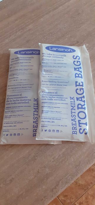 Pungi de stocare lapte Lansinoh