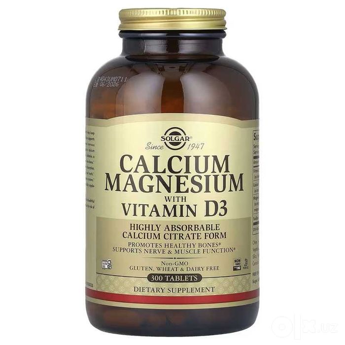 Solgar Кальций магний D3 Calcium Magnesium Д3 kalsiy калций 150 и 300