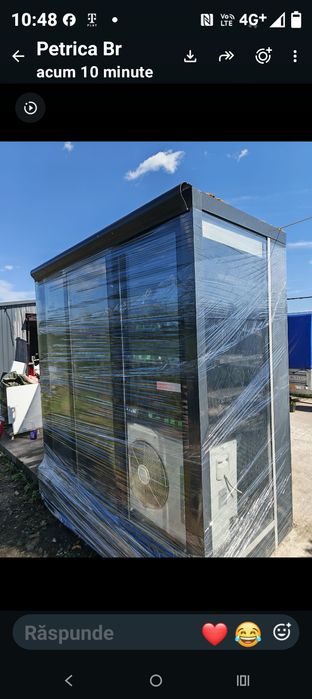 Vitrina frigorifica cu agregat exterioro