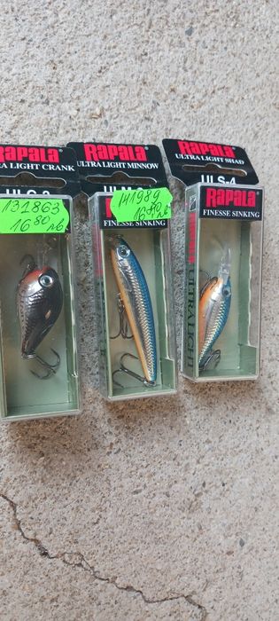 Rapala Ultra Light Minnow  / Shad / Crank