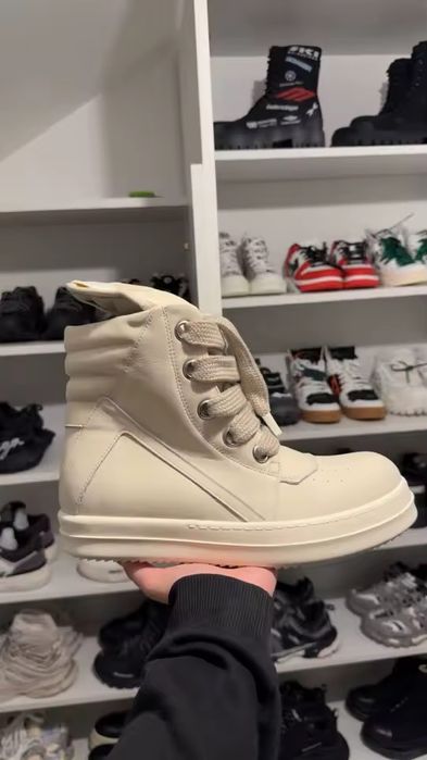 Rick Owens Geobasket Jumbo Laces