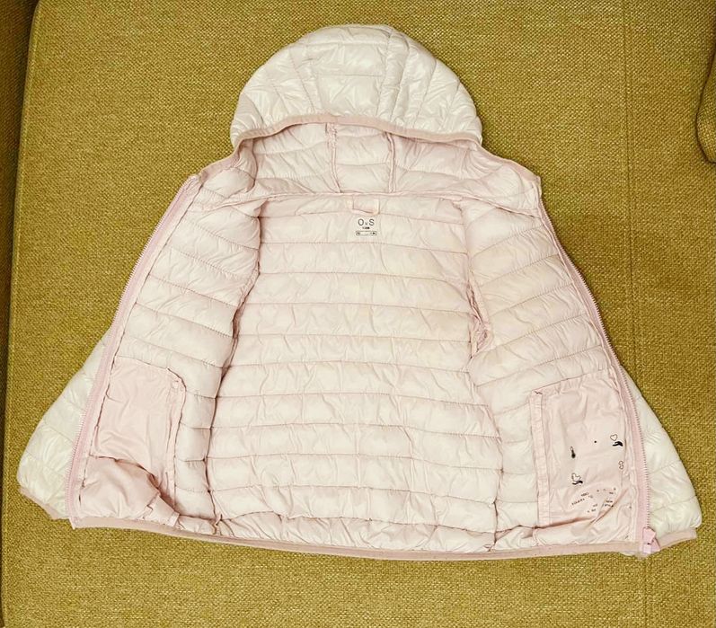 OVS Преходно, Капитонирано детско яке Розово / Червено, размер 104