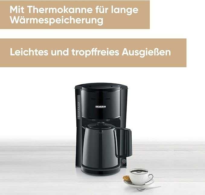 Филтърна кафе машина с термокана SEVERIN KA 9306