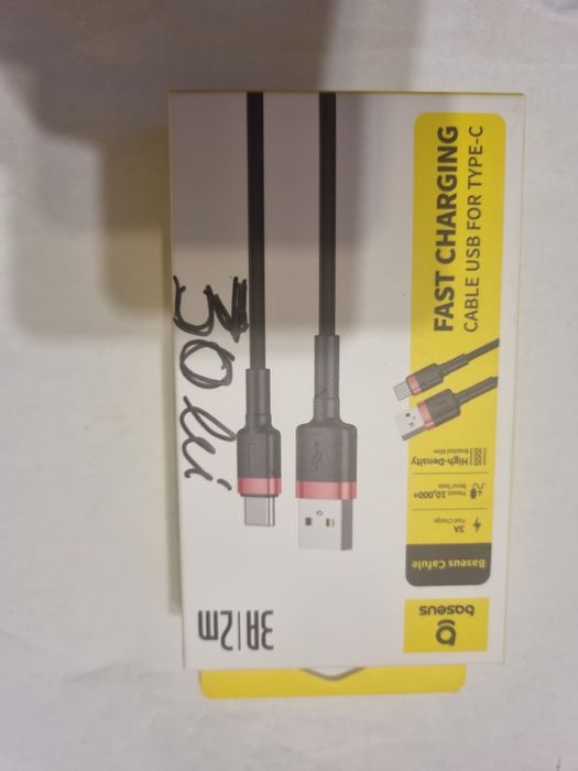 Cablu de incarcare telefon USB - USB C