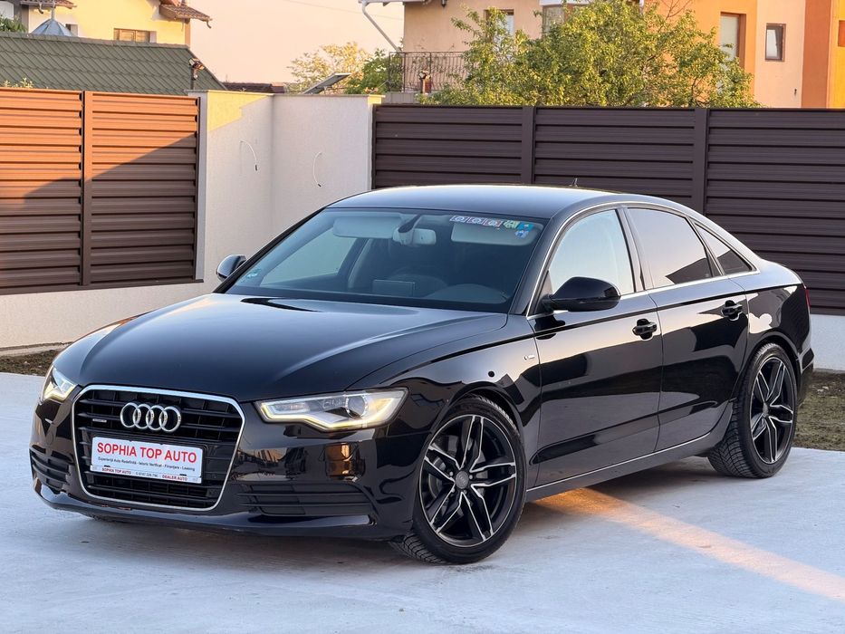 Audi A6 Limuzina 3.0tdi Quattro 245 C.p / Scaune Sport S-Line Piele Alcantara  Km Reali