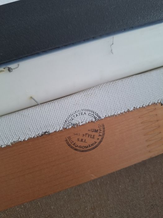 Tablou ulei pe pânza semnat +ștampila societatea comercială Buzău-Romania