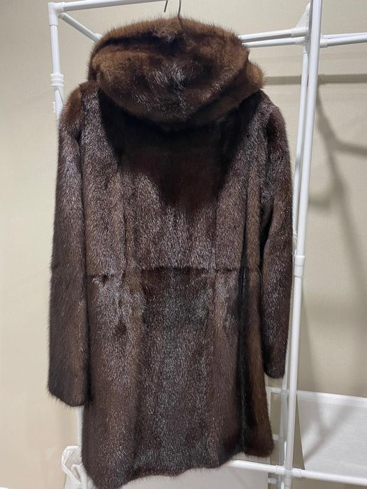 Шуба из цельной норки