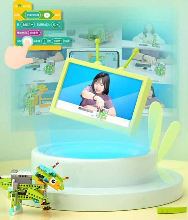 Программируемый робот-конструктор  Master Scretch 100 в 1. Скретч