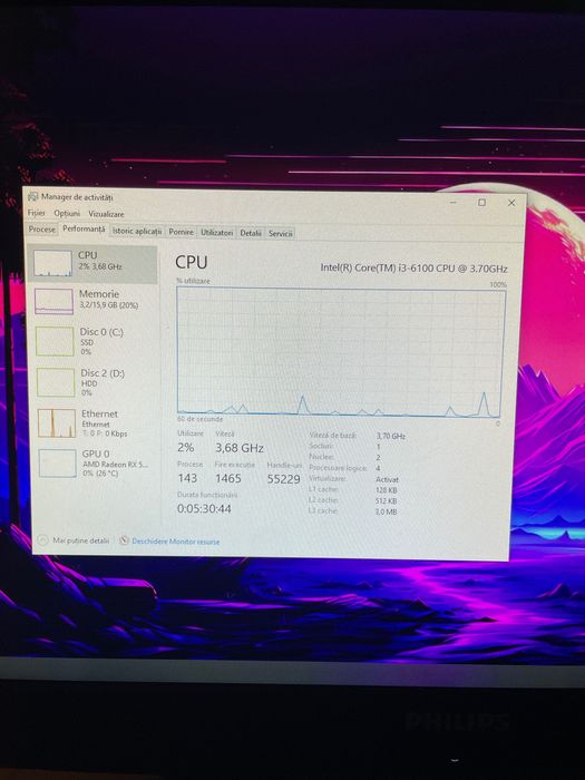 Vând Unitate Pc + periferice