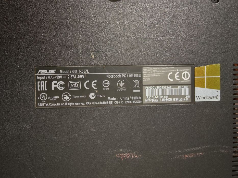 Laptop ASUS I5-5200U, 1TB