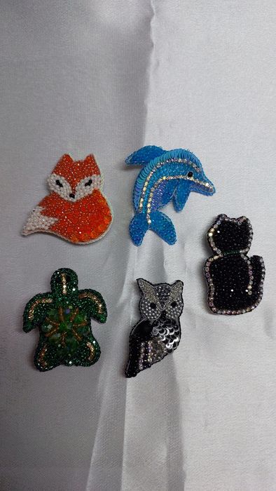 Броши ручной работы