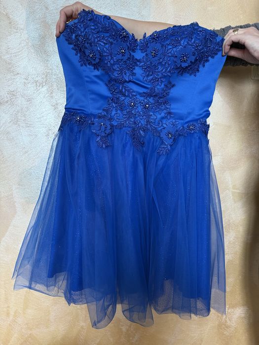 Къса луксозна бална рокля