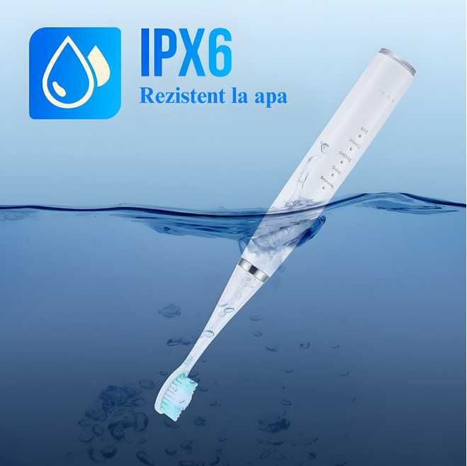 WellLuck 2 в 1 комплект за почистване на зъбите, четка за зъби и устройство за почистване на зъбен камък, бял цвят