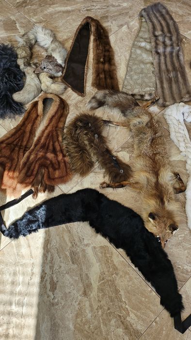 Шалове,яки естествен косъм лисица визон и др