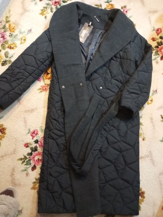 Стеганное пальто ( плащ ) качество Супер Шерсть+ кашемир