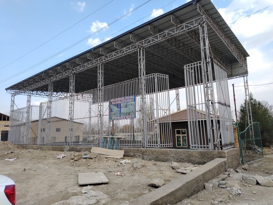 Контейнер профилларидан Навес ва Том куриш хизмати