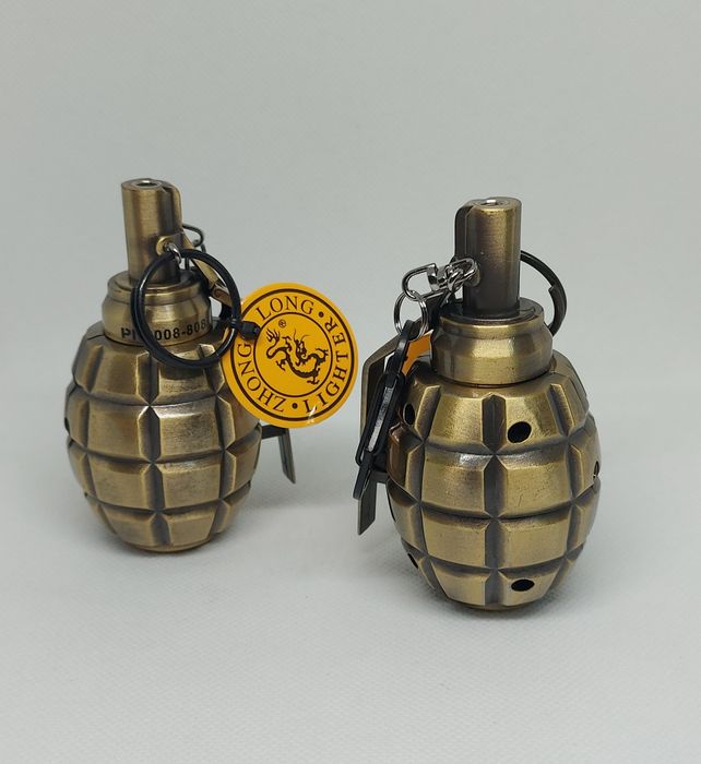 Газовая зажигалка граната. Турбо зажигалка. Зажигалка лимонка.lighter