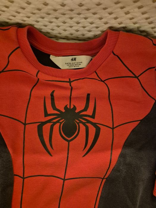 Дрехи Спайдърмен памук  H&M 104 см.
