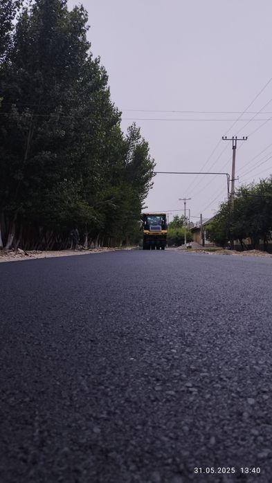 Asfalt.Водий буйлаб асфальт босиш