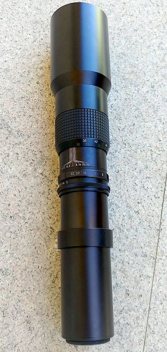 Canon 50mm Danubia f = 500mm 1 : 8 tele obiectiv Nikon Minolta Pentax
