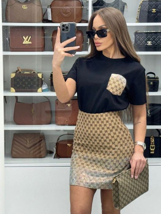 Моделът от Gucci, която всяка дама търси / две части - два цвята в бяло или черно