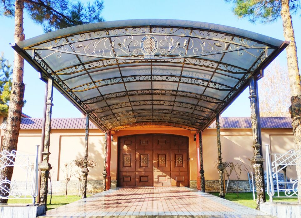 Кованые изделия из металла - навесы, решётки, ворота, перила naves