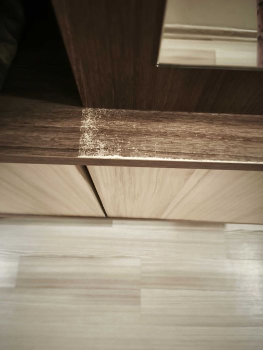 Портманто астра с кафяво