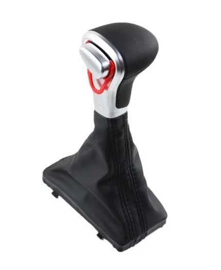 Скоростен лост Audi Q5 A4 A5 A6 Q7 с маншон автоматик Еко кожа хром