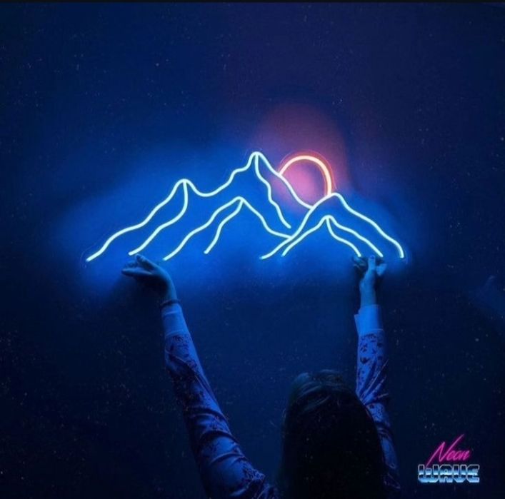 Кофе. Декор. Неон. Тараз