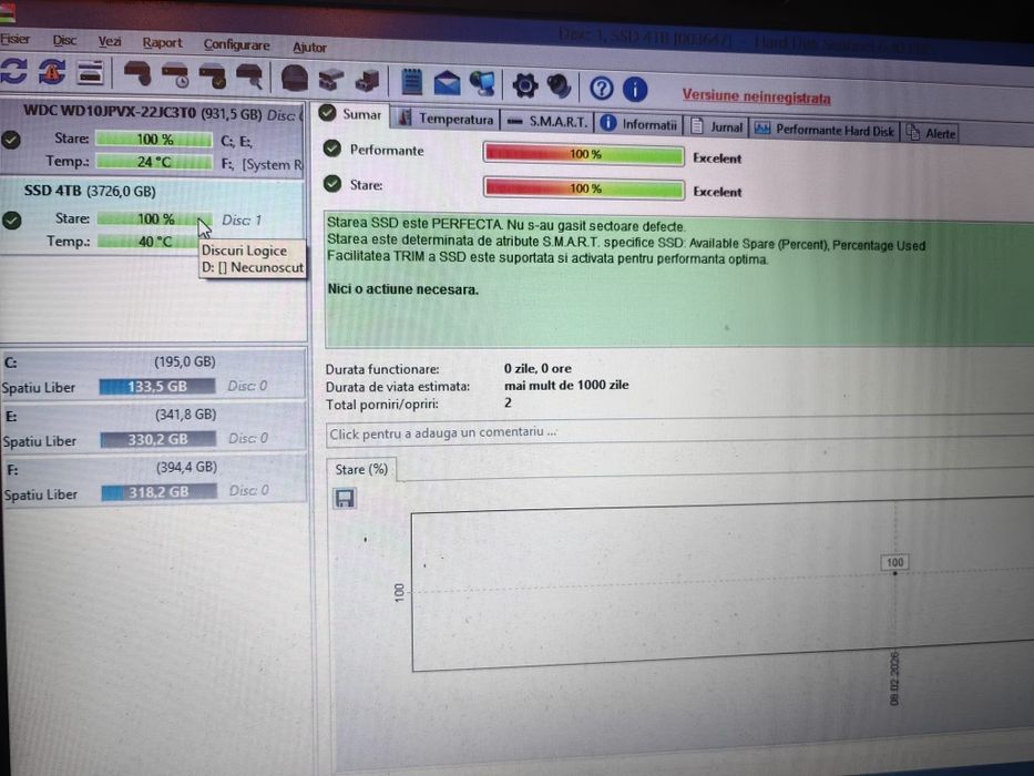 Vând ssd de 4tb  citiți anunțul va rog