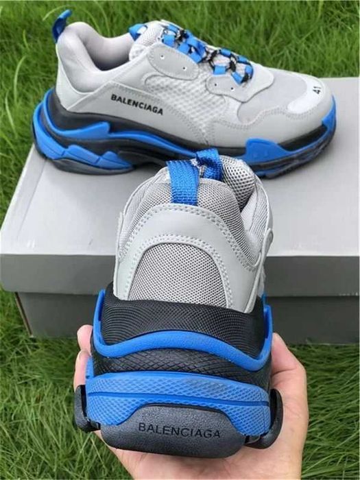 Balenciaga Triple S - Black/Dark Green/Blue