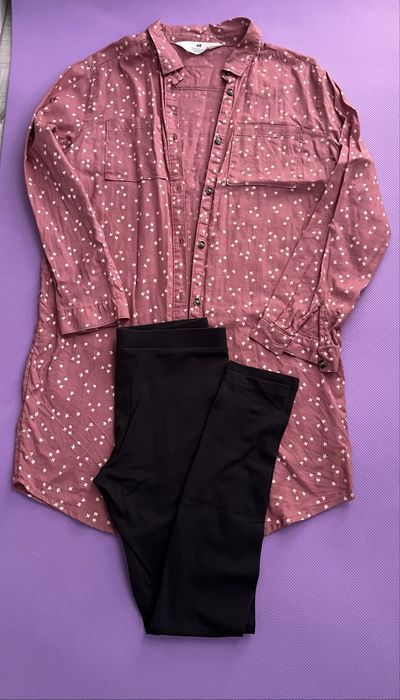 Лот: Ново блуза H&M, пола H&M, клин Zara, рокля H&M, тениска Zara, панталони.