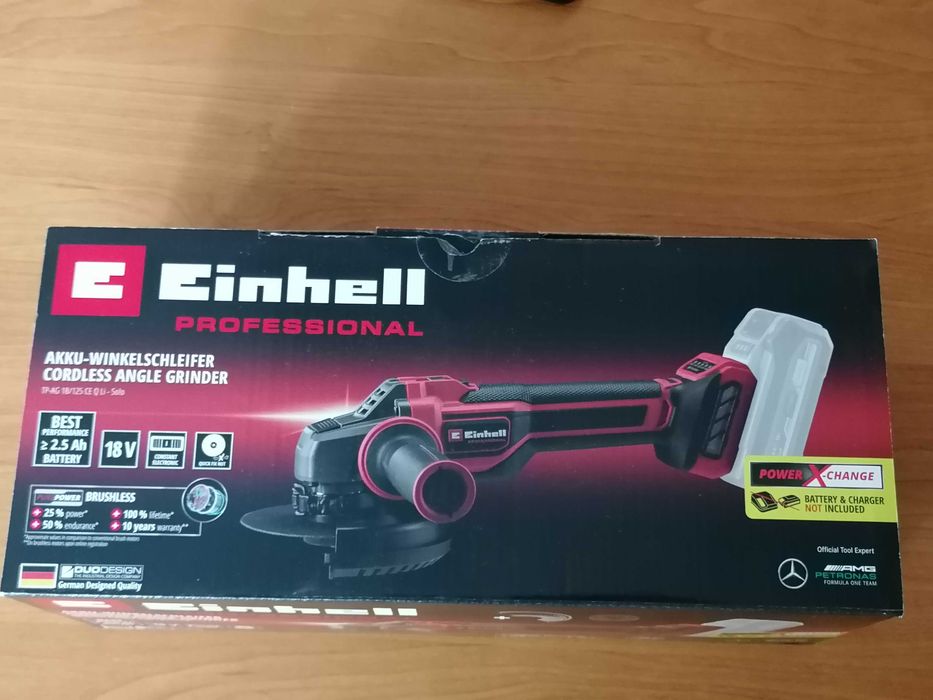Акумулаторен ъглошлайф Einhell PROFESSIONAL