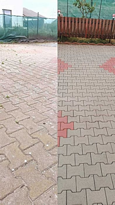 Curatare / Spalare Pavaje, Curti, Dale, Fatada Casei,Suprafete exterioare - Sibiu / Cisnadie
