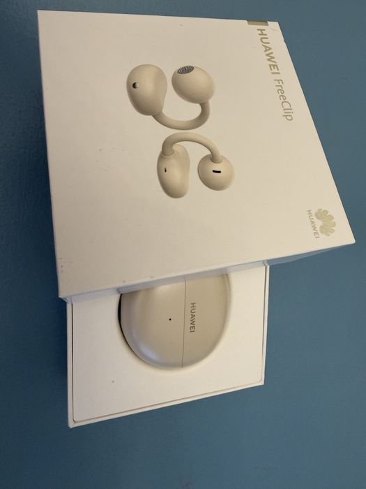 Casti Huawei FreeClip Beige